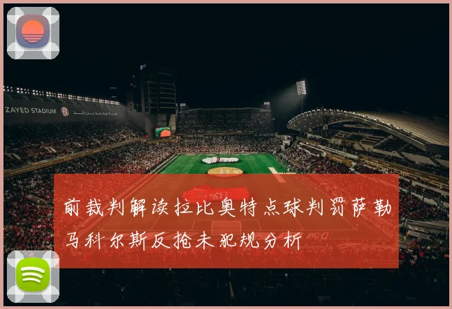 前裁判解读拉比奥特点球判罚萨勒马科尔斯反抢未犯规分析